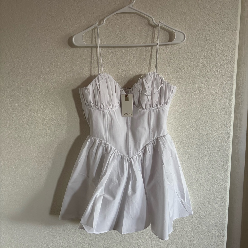 Good American - POPLIN MINI DRESS
